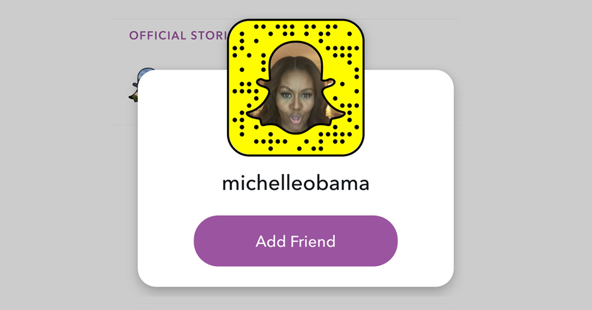 Michelle Obama - Snapchat z novo funkcijo Memories - iPROM Novice iz sveta