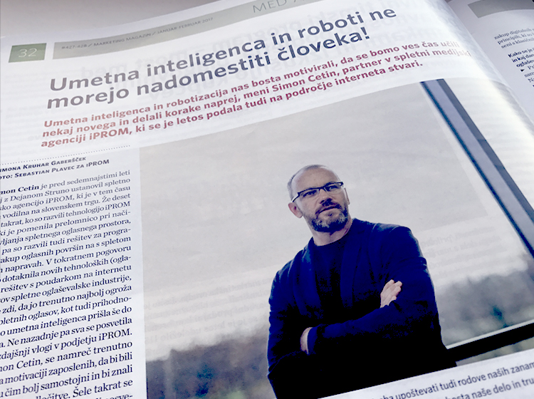Simon Cetin za Marketing Magazin o iPROM-u in prihodnosti digitalnega oglaševanja - iPROM novice