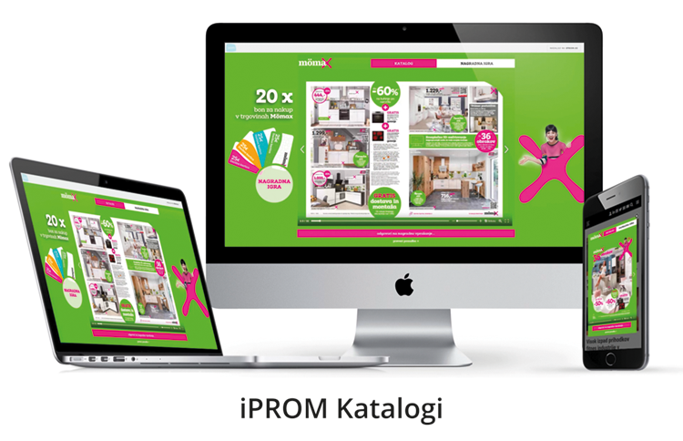 iPROM Retail za personalizirano digitalno oglaševanje v trgovinski panogi - iPROM Katalogi