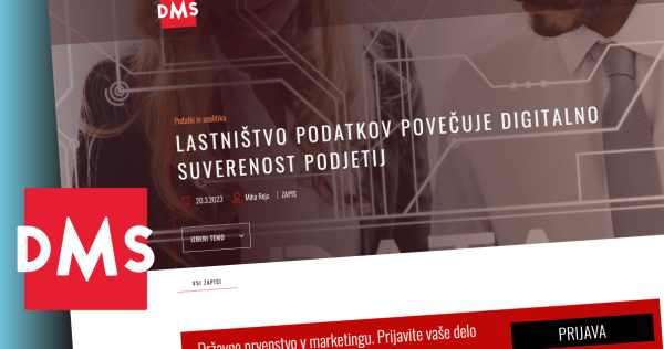 Miha Rejc za Društvo za marketing Slovenije: Digitalna suverenost – ključni temelj vsakega podjetja - iPROM - Mnenja strokovnjakov - Miha Rejc