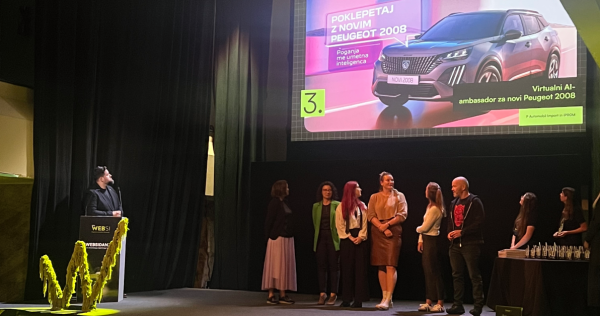 iPROM v sodelovanju z laboratorijem Retoba in Peugeotem Slovenija s projektom AI-ambasador za novi Peugeot 2008 na WEBSI 2024 osvojil 3. mesto - iPROM - Novice