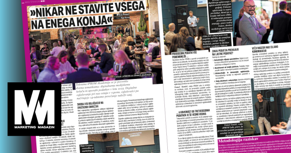 Marketing Magazin na Brunch iPROM Akademiji: V ospredju razpršeni proračuni, prvoosebni podatki in stabilna rast digitalnega oglaševanja