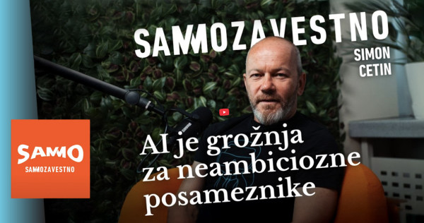 Simon Cetin za SaMMozavestno: Umetna inteligenca je naš miselni partner - iPROM - Mnenja strokovnjakov - Simon Cetin